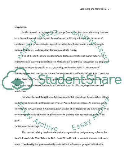 Arnold Schwarzenegger: Leader of California