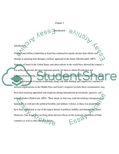 Iran-Israel Conflict on Nuclear Programs and its Impact on the Economy