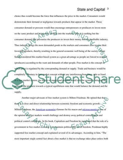 Is Free Market System Effective