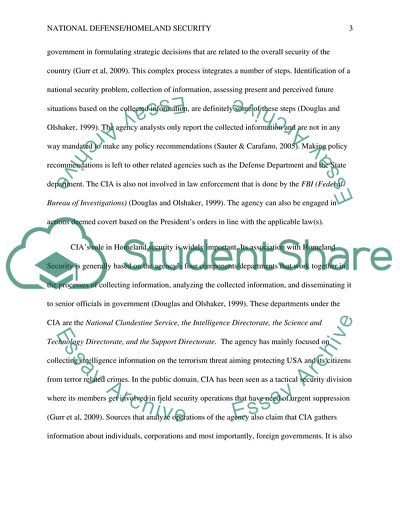 Homeland Security Department Plays Very Significant Role in Ensuring Security of the US