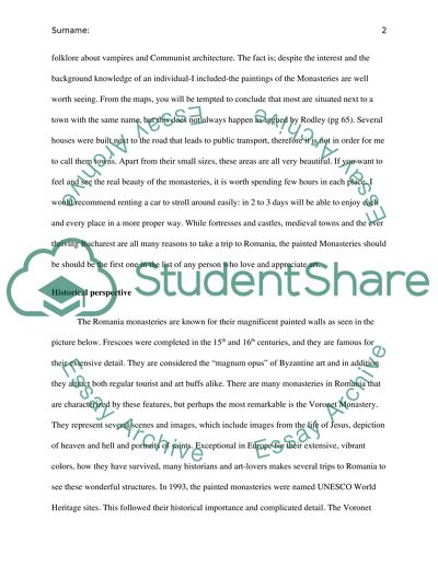 The Painted Monasteries in the Southern Bucovina