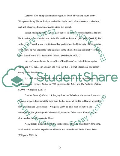 Comparing President Barack Obama and Senator John McCain