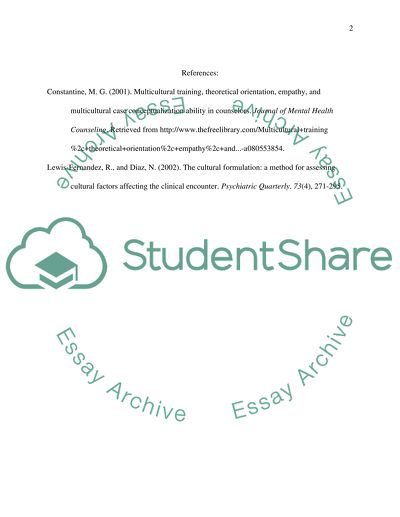 Cultural considerations in psychiatric assesment
