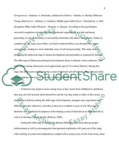 Erik Eriksons Psychosocial Model of Development