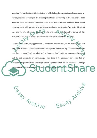 Applying for International Scholarship