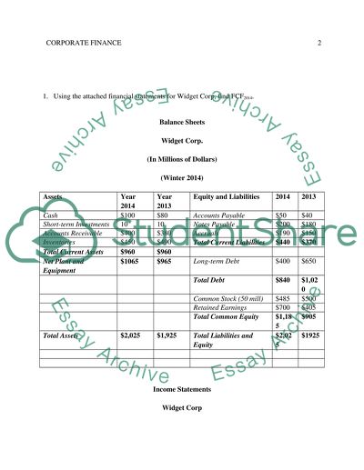 Corporate Finance FE