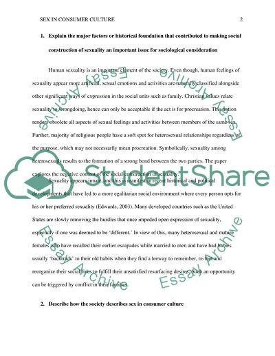 Sex in Consumer Culture