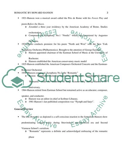 HansonSymphony NO 2Romantic