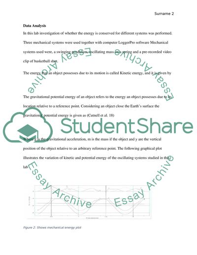 energy conservation experiments physics