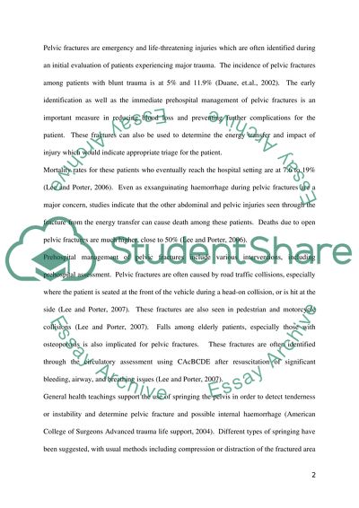 Stuart Pelvic Harness for the Management of Pelvic Fractures in the Pre-Hospital Setting