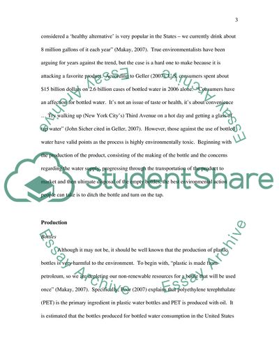 The Contribution That Bottled Water Has on Climate Change