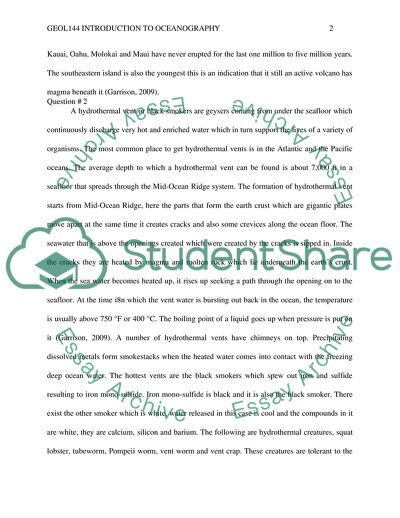 Introduction to Oceanography