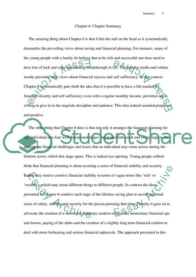 Financial Success and Self Sufficiency