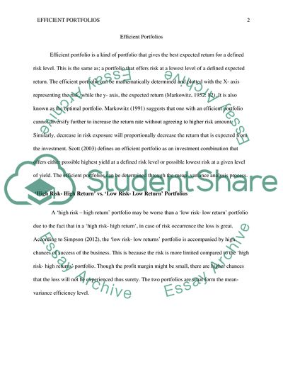 Diversified Portfolios vs Individual Stocks