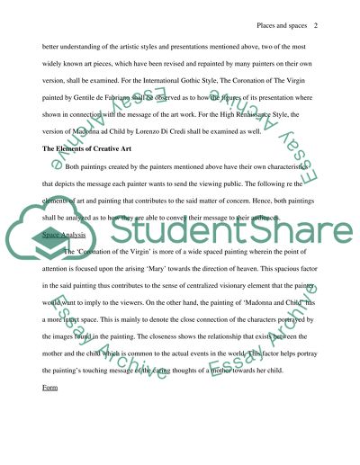 Places and Spaces in Art