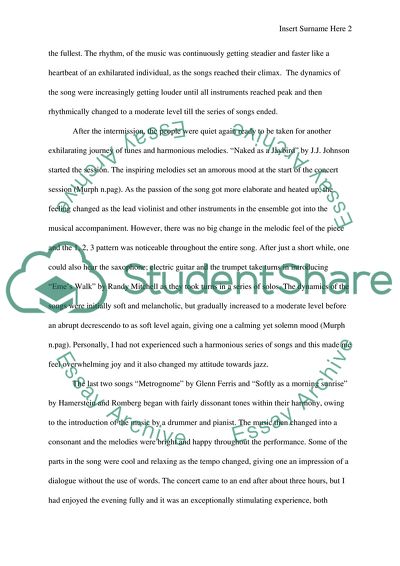 The Concert at the Recital Hall at Indiana State University