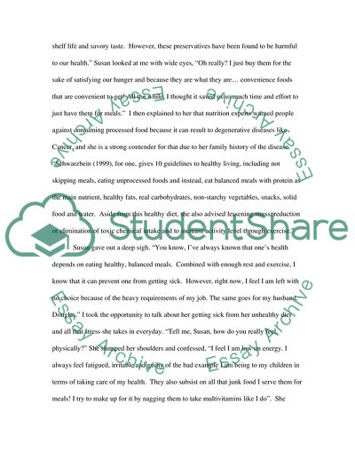 A Nutritionally-Challenged Woman