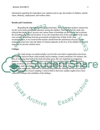 The Impact of Poverty on Childrens Learning