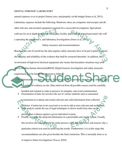 Digital Forensic Laboratory