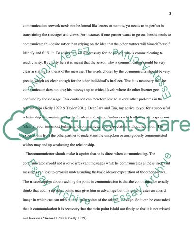 Communication: An Important Aspect of Interpersonal Relationships