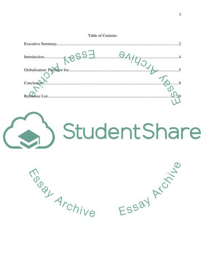 Globalization Role the in the Development of the World Economy