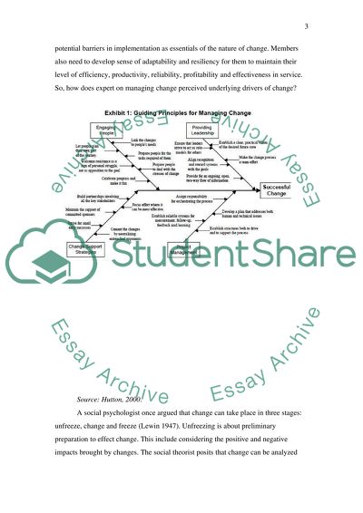 Understanding Change and its Drivers