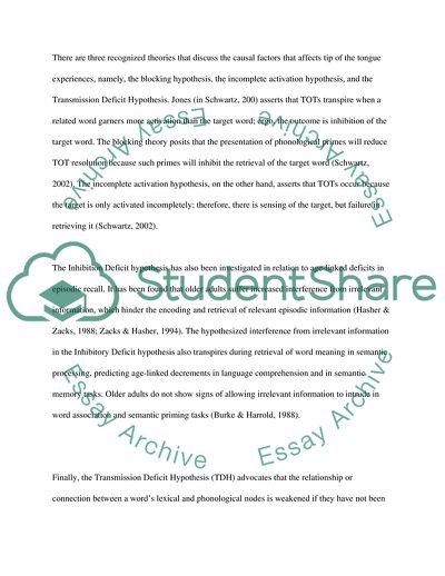 The Incidence of TOTs