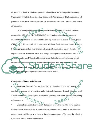 Non-Oil Sector Stocks in Saudi Arabia