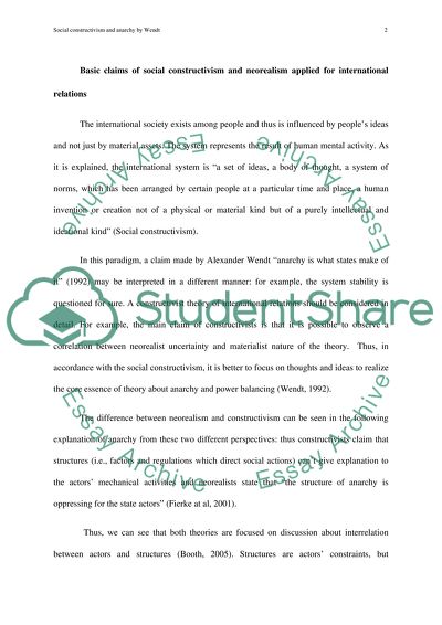 International relations - contemporary global security