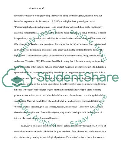 Schooling and the Issues related