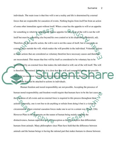 Problem of Free Will