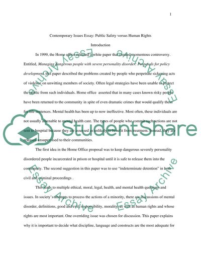 The Dilemma of Public Safety and Human Rights Violations