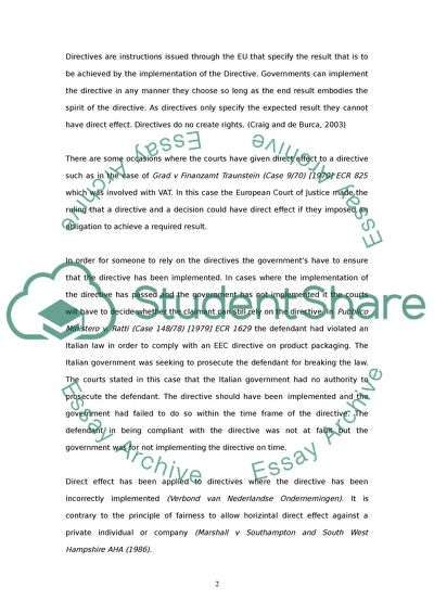 Effectiveness and Coherence in the European Union