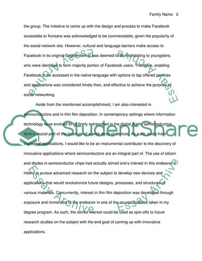 What is the Important Thing in Your Life and What have You Done in Order to Achieve It