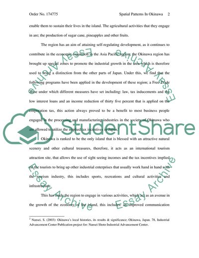 Spatial patterns in Okinawa