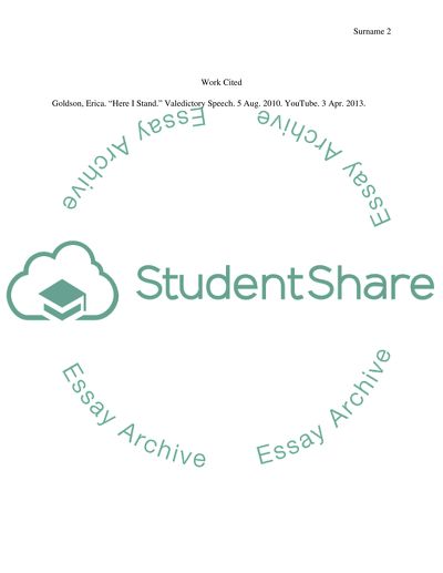 Coxsackie-Athens High School Valedictory Speech