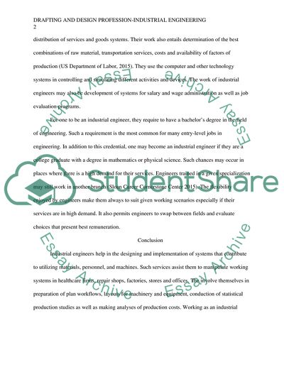 Drafting And Design In The Field Of Industrial Engineering Entails