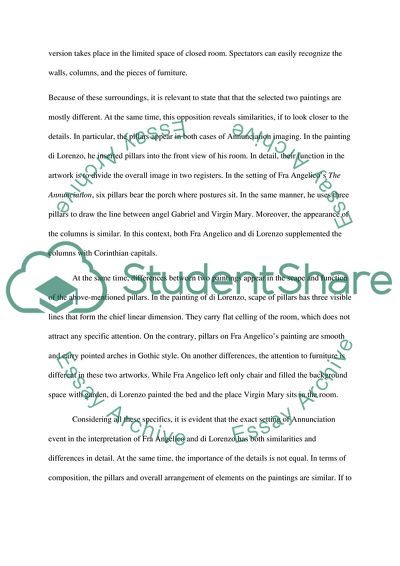 Fra Angelico and di Lorenzo