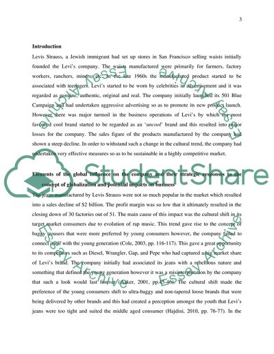 The Youth Marketing of Levis Jeans