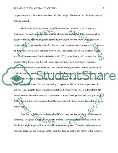 Treating Adolescent Males for Conduct Disorder