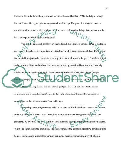 Great Gatsby Essay Thesis Explain The Logic Behind The Ideal Of Compassion In The Mahayana Perspective Essay Com In English also English Creative Writing Essays Explain The Logic Behind The Ideal Of Compassion In The Mahayana Essay Topics For Proposal Essays