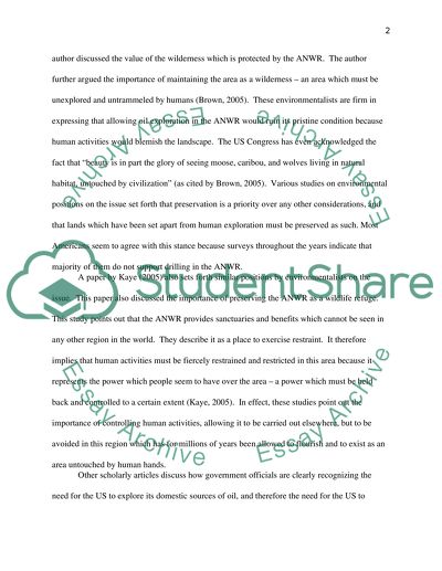 Should the Arctic National Wildlife Refuge be open to oil drilling