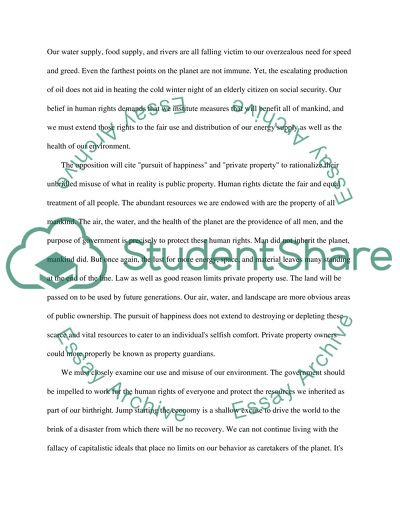 The Redistribution of Resources