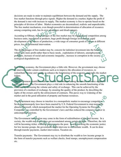 Government Intervention and Microeconomics