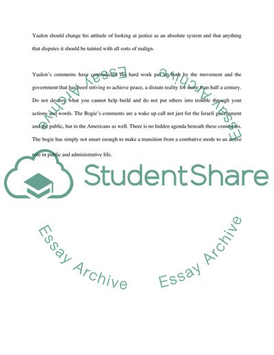 Bogeyman and Israeli Peace Movement