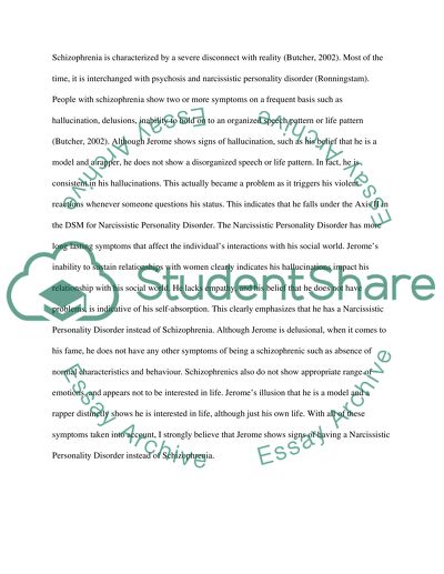 Analysis of Schizophrenia Case