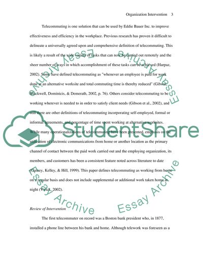 The Relationship between Telecommuting and Technology