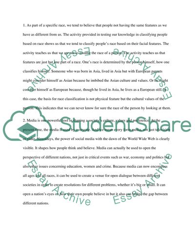 Social Construction of Race