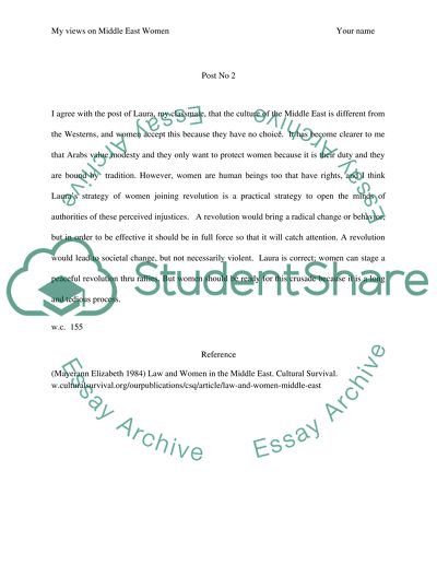 Views on Middle East Women