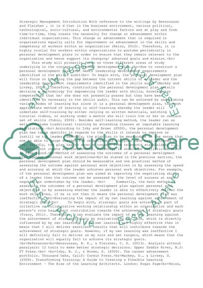 How to Construct a Personal Development Plan That Meets Leadership Development Requirements